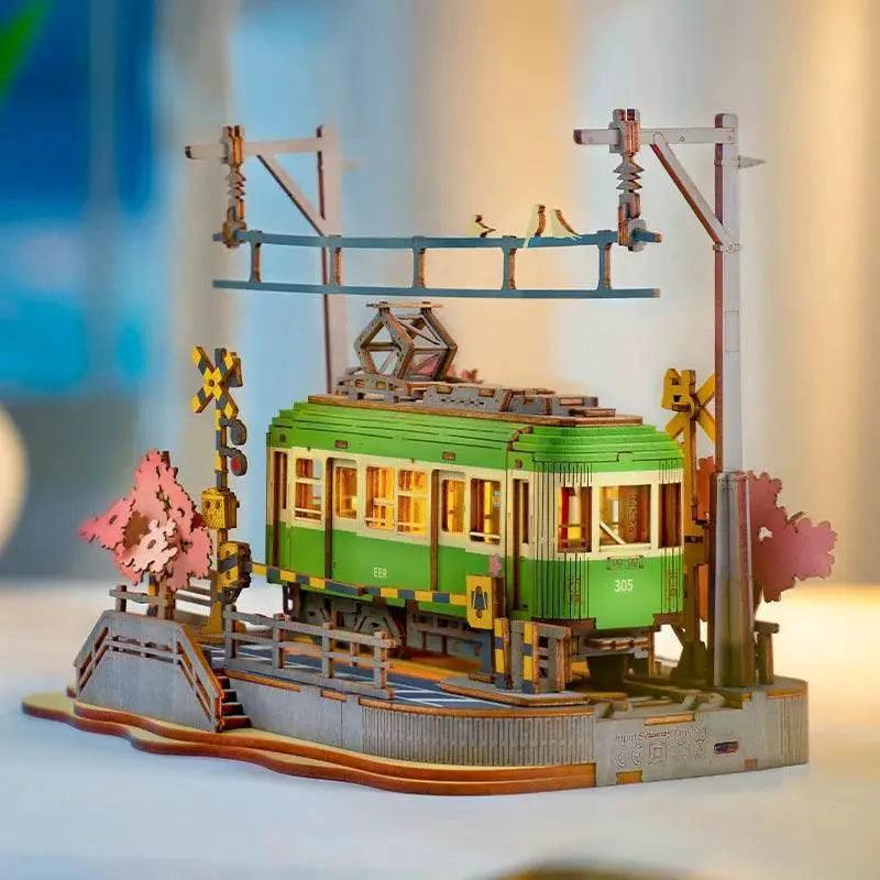  Robotime Rolife Sakura Journey Wooden Puzzle Car Kit -  ToylandEU™