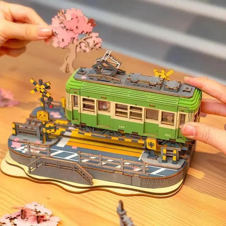  Robotime Rolife Sakura Journey Wooden Puzzle Car Kit -  ToylandEU™