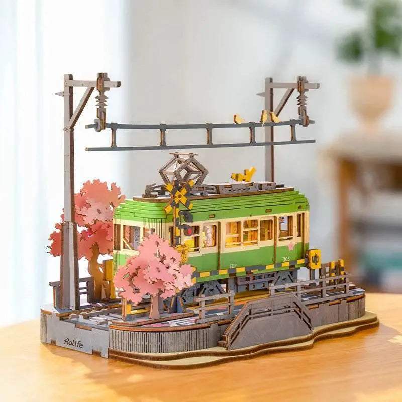  Robotime Rolife Sakura Journey Wooden Puzzle Car Kit -  ToylandEU™