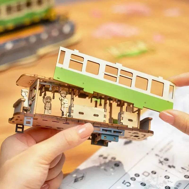  Robotime Rolife Sakura Journey Wooden Puzzle Car Kit -  ToylandEU™