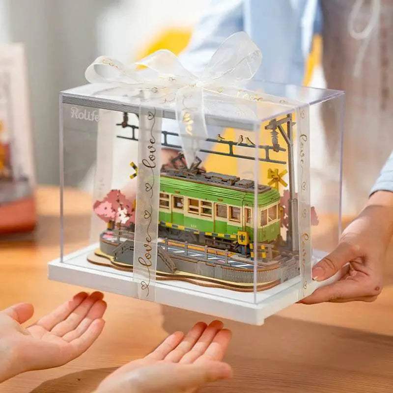  Robotime Rolife Sakura Journey Wooden Puzzle Car Kit -  ToylandEU™