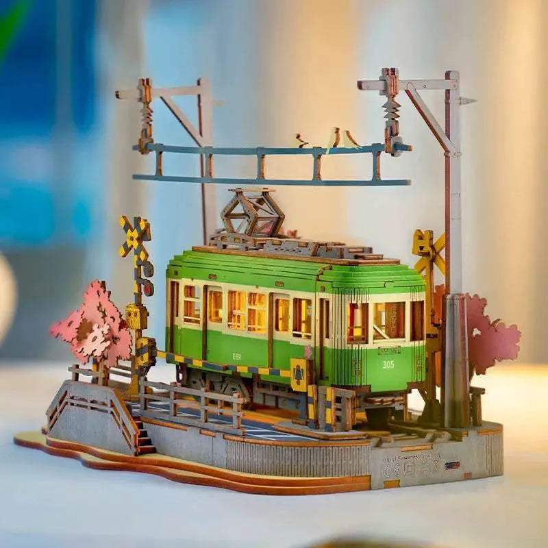  Robotime Rolife Sakura Journey Wooden Puzzle Car Kit -  ToylandEU™