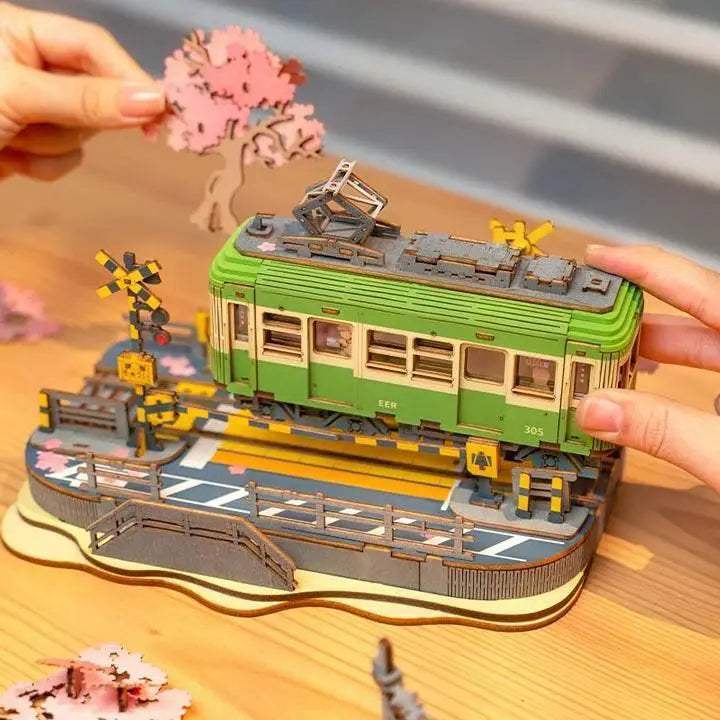  Robotime Rolife Sakura Journey Wooden Puzzle Car Kit -  ToylandEU™