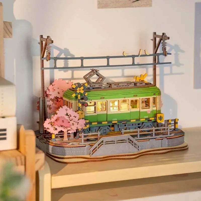  Robotime Rolife Sakura Journey Wooden Puzzle Car Kit -  ToylandEU™