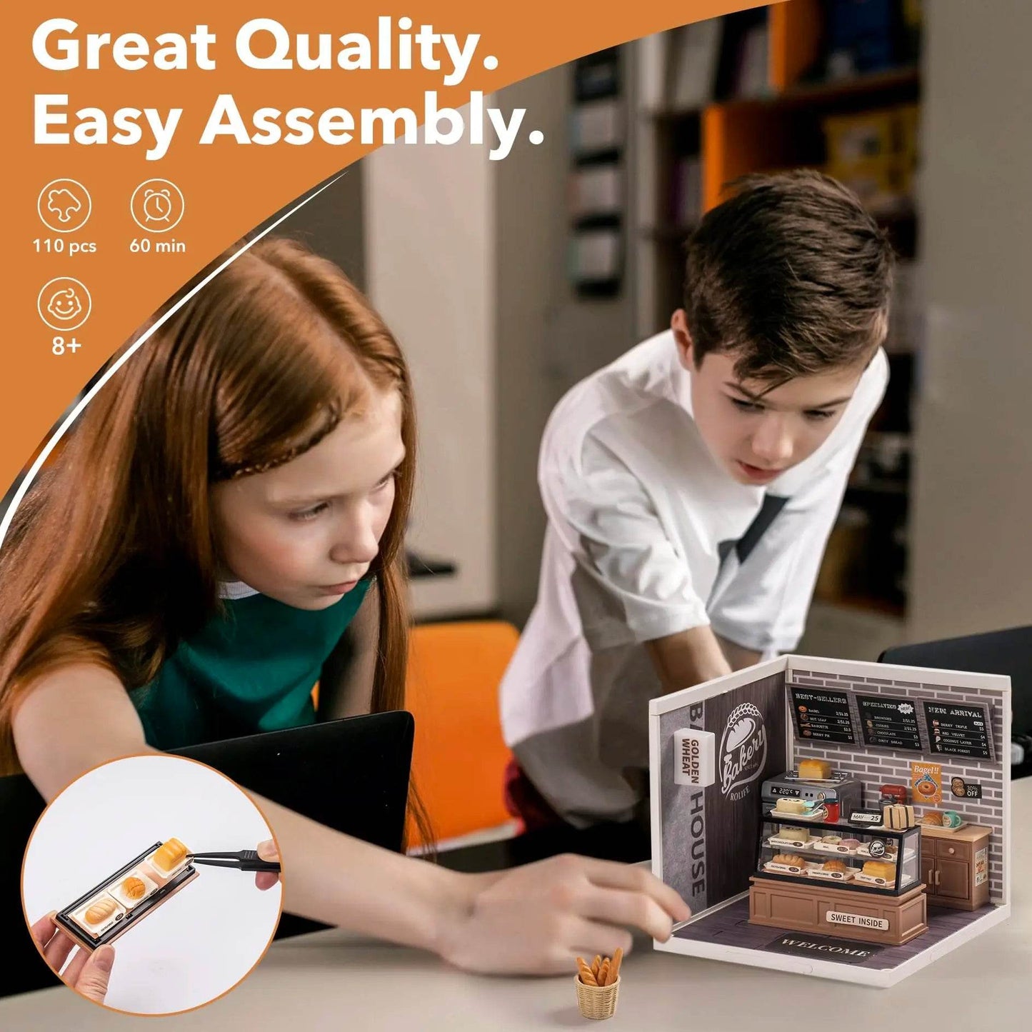 Robotime Rolife Super Creat Plastic Building Blocks DIY Miniature House Kit for Kids and Adults 3D Puzzle Fun 3D Puzzle - ToylandEU