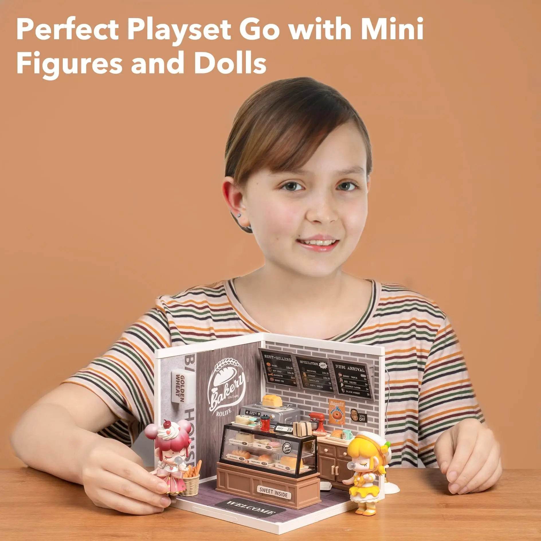 Robotime Rolife Super Creat Plastic Building Blocks DIY Miniature House Kit for Kids and Adults 3D Puzzle Fun 3D Puzzle - ToylandEU