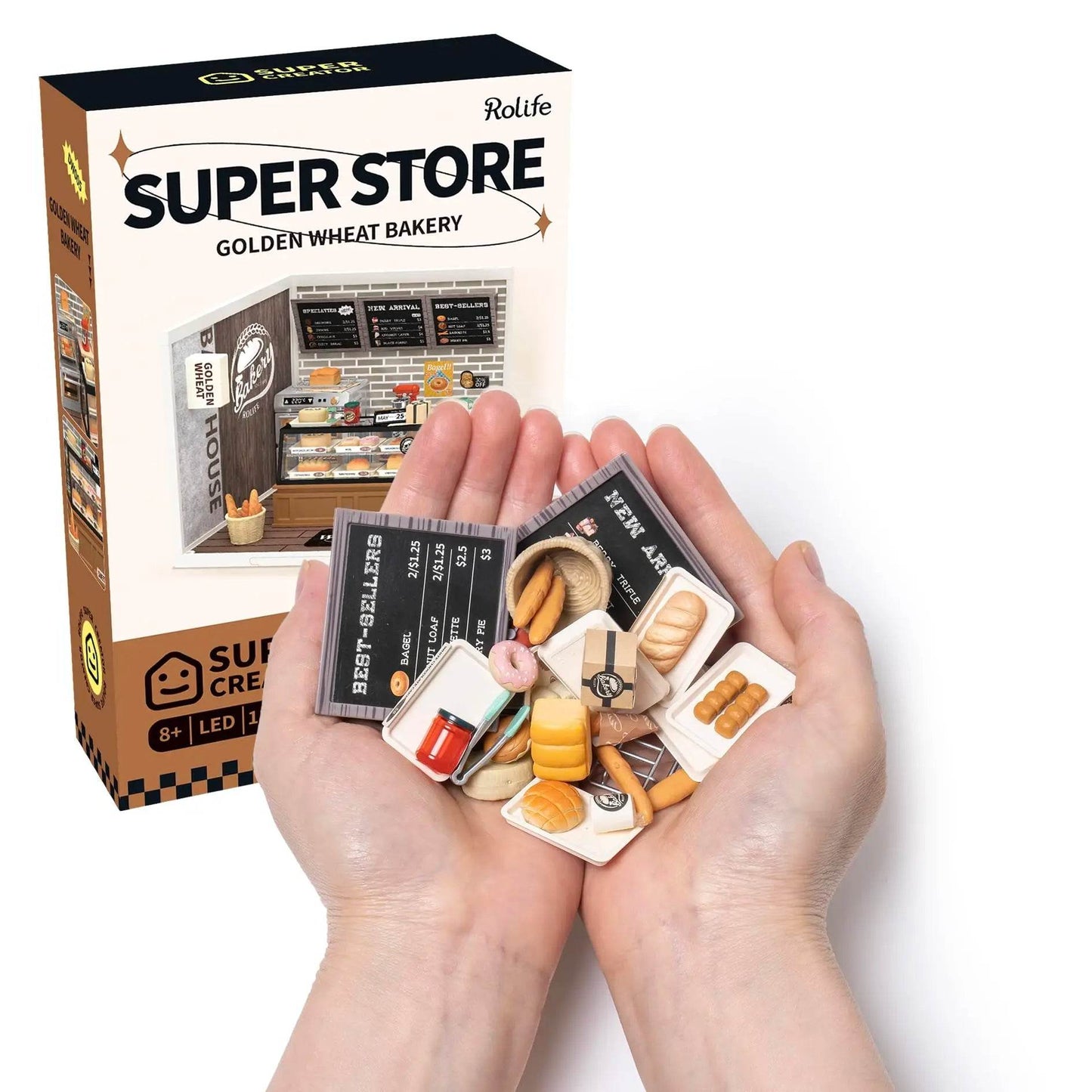 Robotime Rolife Super Creat Plastic Building Blocks DIY Miniature House Kit for Kids and Adults 3D Puzzle Fun 3D Puzzle - ToylandEU