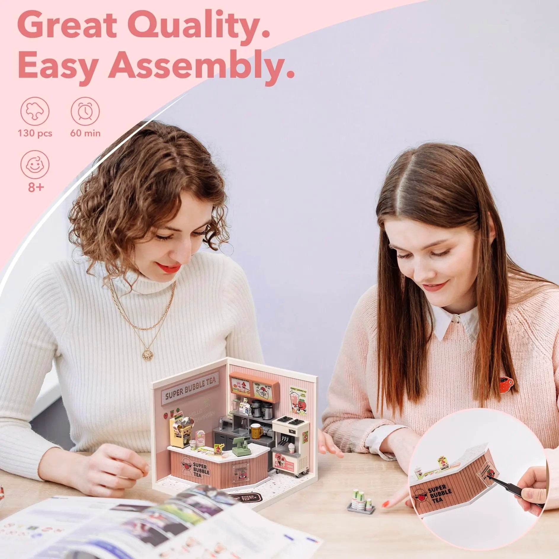 Robotime Rolife Super Creat Plastic Building Blocks DIY Miniature House Kit for Kids and Adults 3D Puzzle Fun 3D Puzzle - ToylandEU