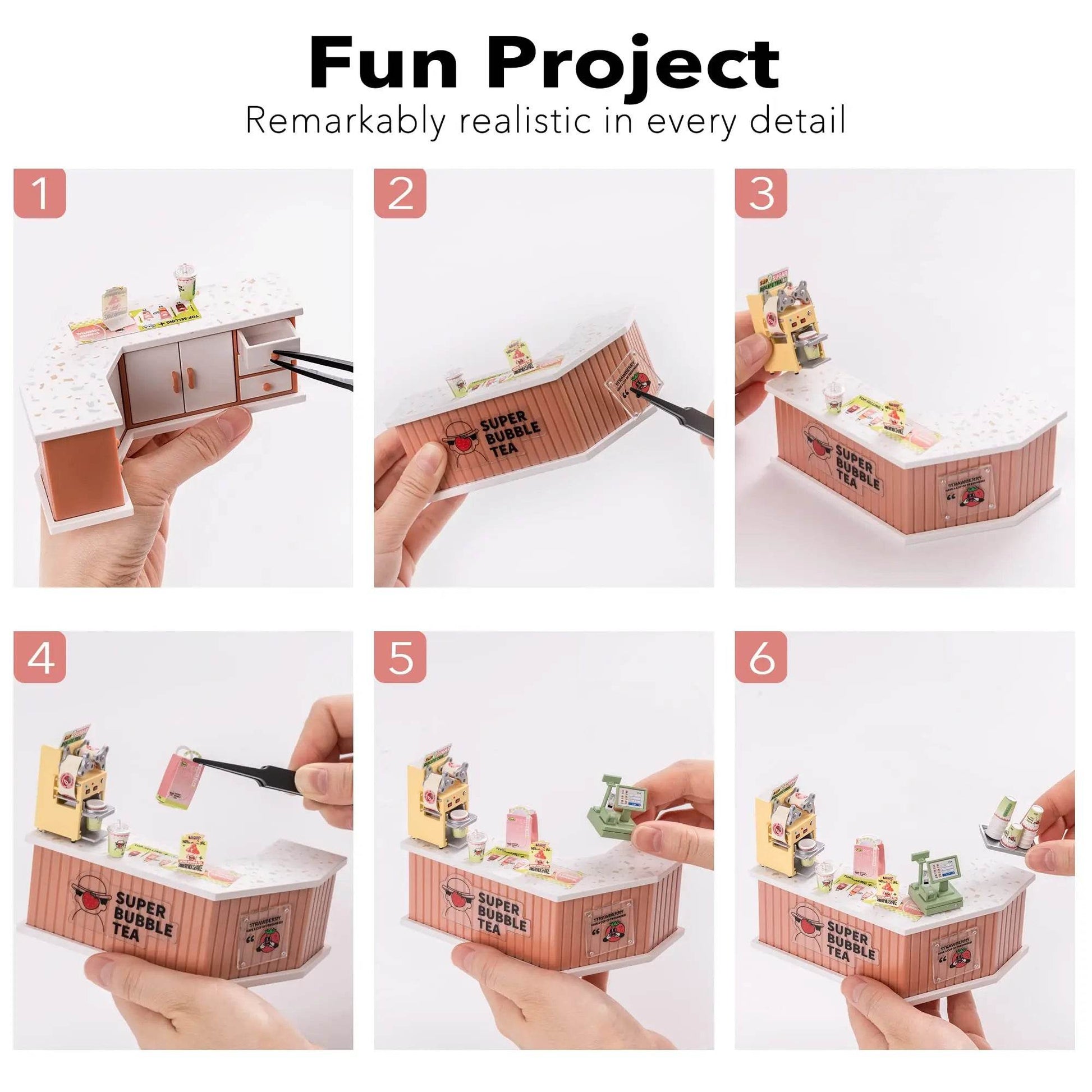 Robotime Rolife Super Creat Plastic Building Blocks DIY Miniature House Kit for Kids and Adults 3D Puzzle Fun 3D Puzzle - ToylandEU