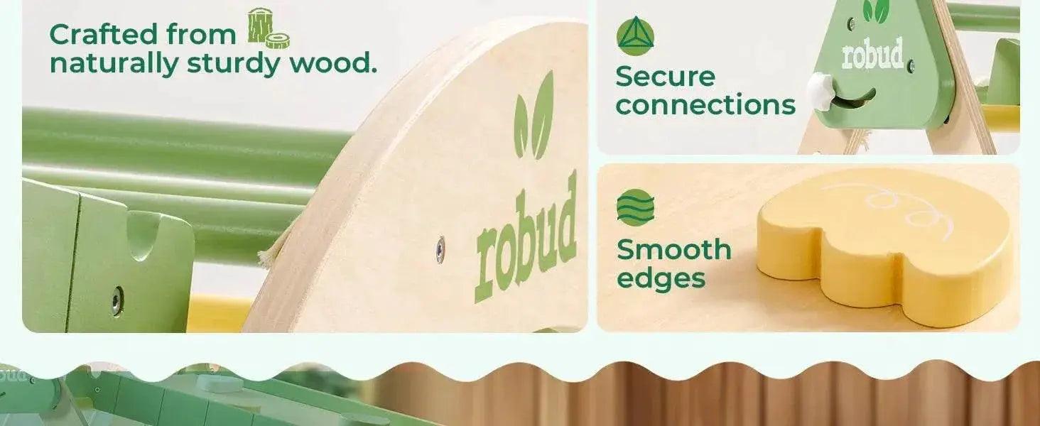  Robud 7 in 1 Triangle Set Wooden Climbing Toy -  ToylandEU™