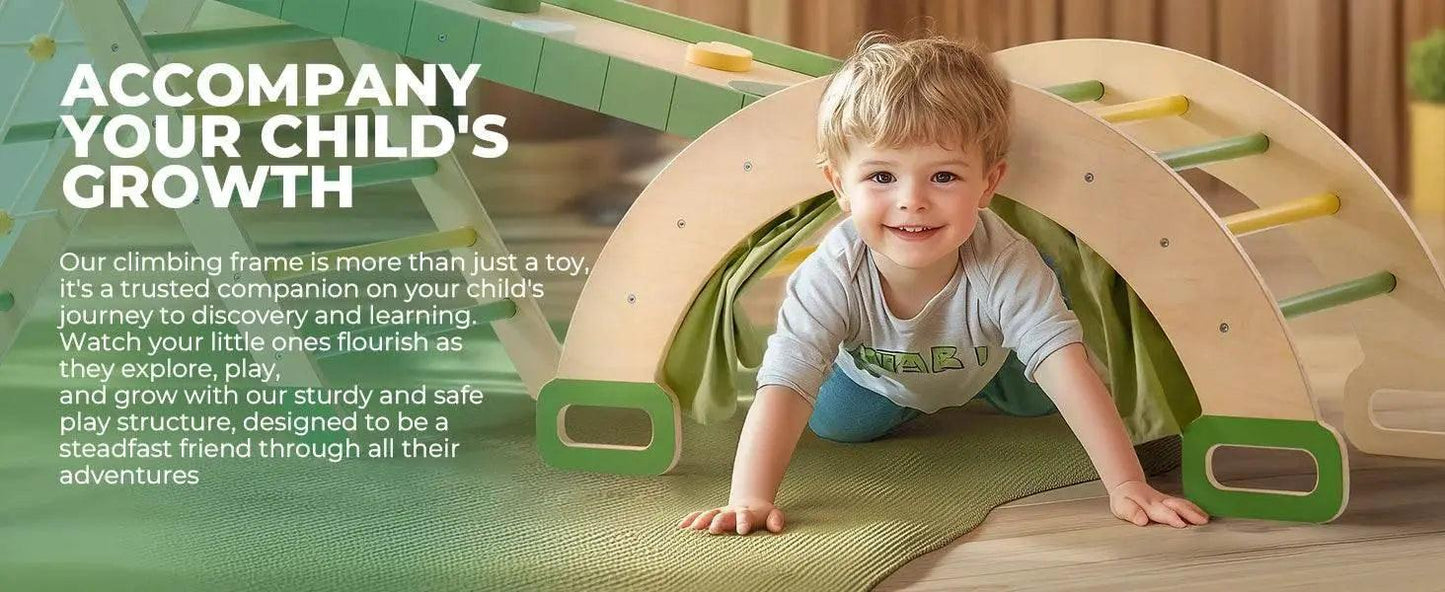  Robud 7 in 1 Triangle Set Wooden Climbing Toy -  ToylandEU™