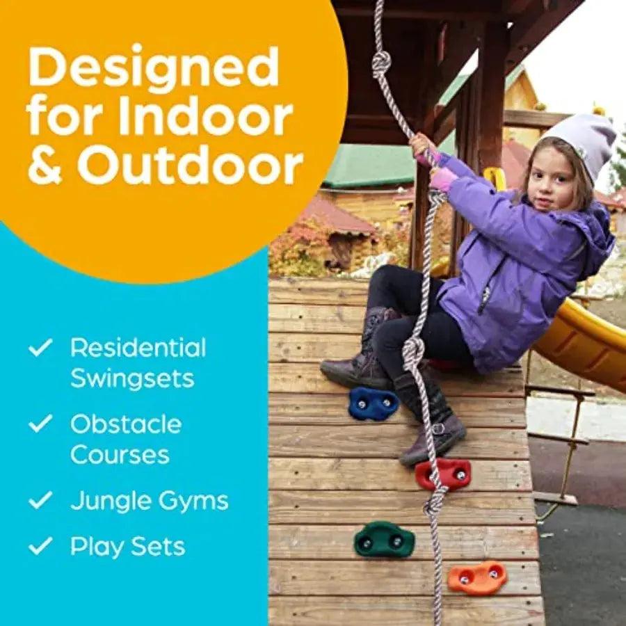  Rock Climbing Holds Kit With Mounting Hardware Ideal -  ToylandEU™