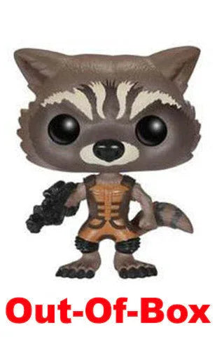 Near Mint Rocket Raccoon Funko Pop Guardians Of The Galaxy - ToylandEU