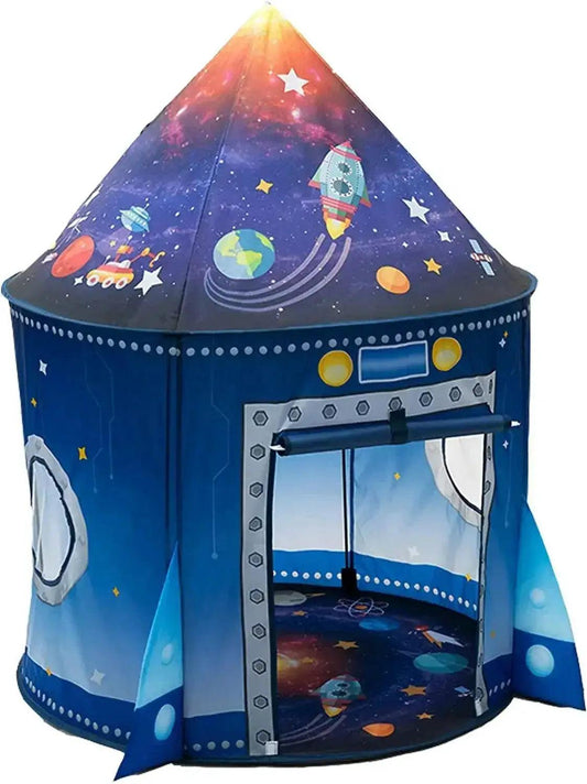 Rocket Ship Kids Tent Pop Up Play Toy Tent for Children -  ToylandEU™