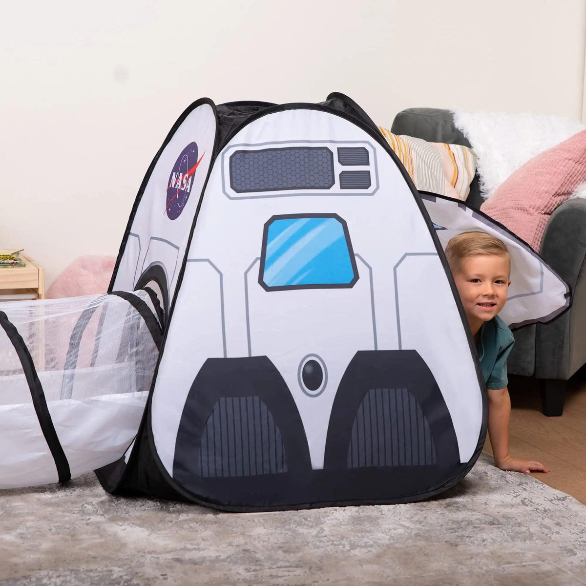 Rocket Ship Play Tent Set| Tunnel Included | Toylandeu