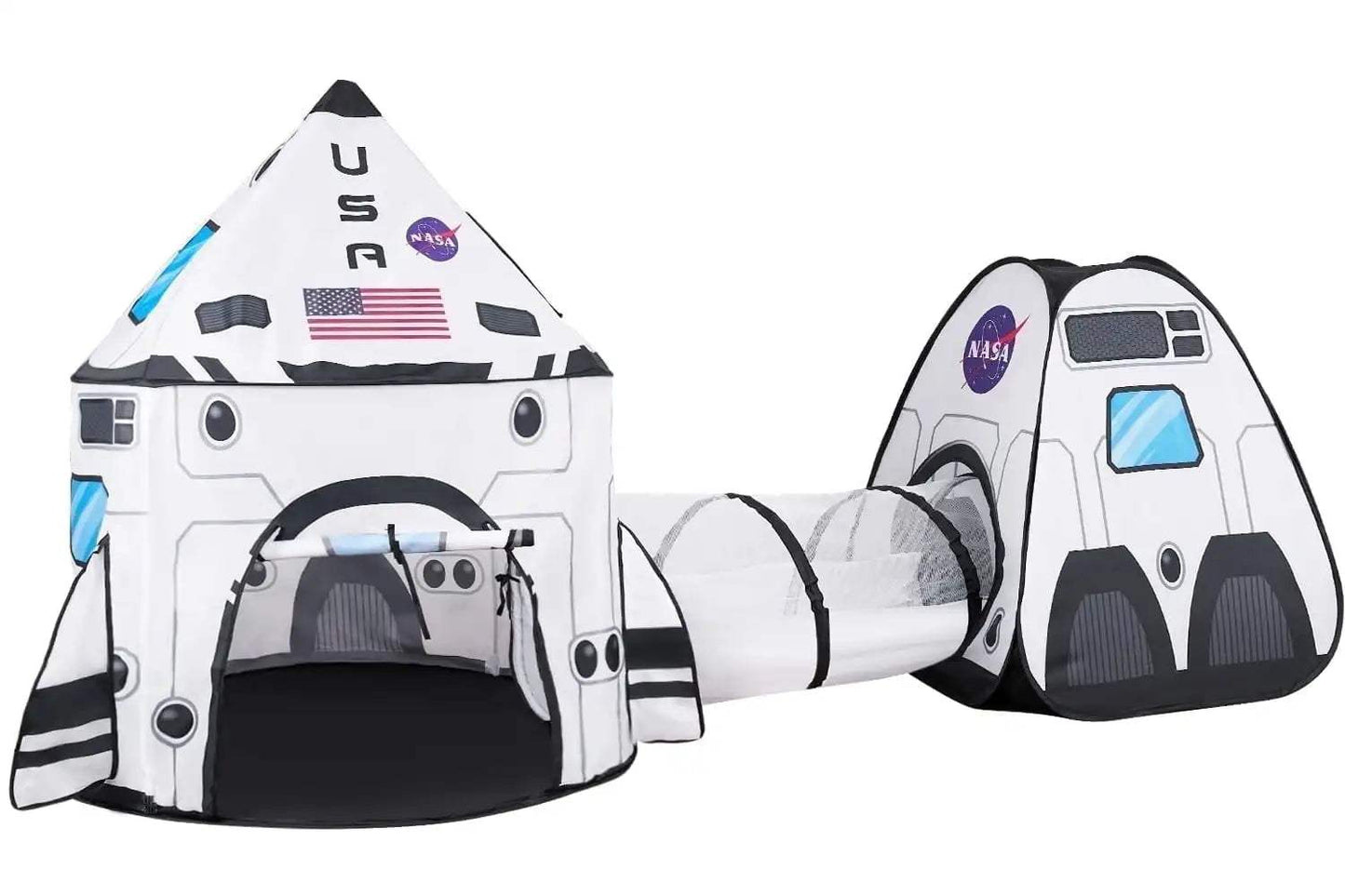  Rocket Ship Pop Up Play Tent Set Three Piece Fun -  ToylandEU™