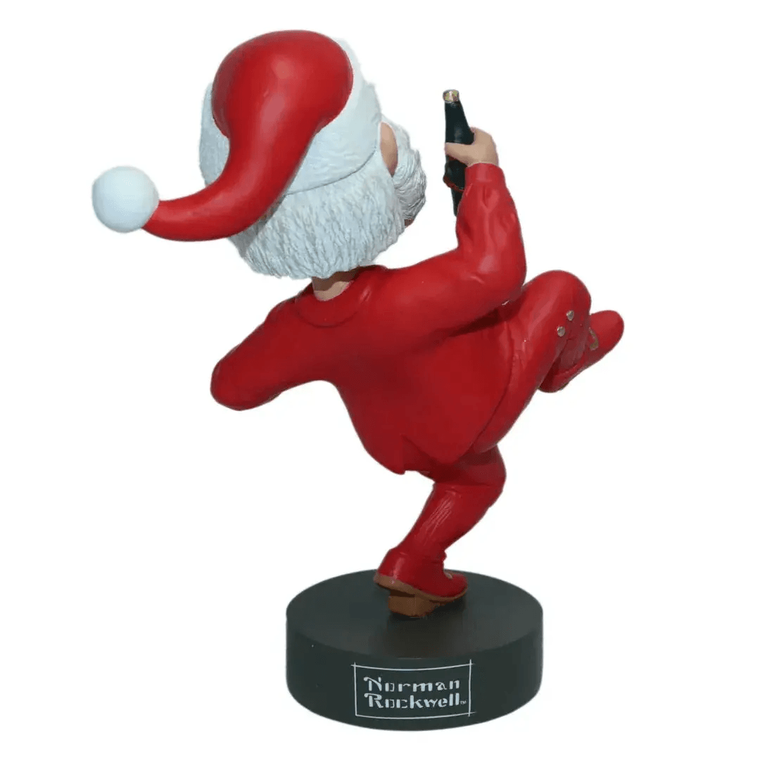 Rockwell Bobblehead Santa With Cola Collectible Keepsake - ToylandEU