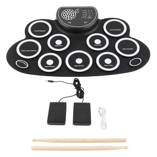  Roll Up Drum Set USB Speakers Rechargeable Kids -  ToylandEU™
