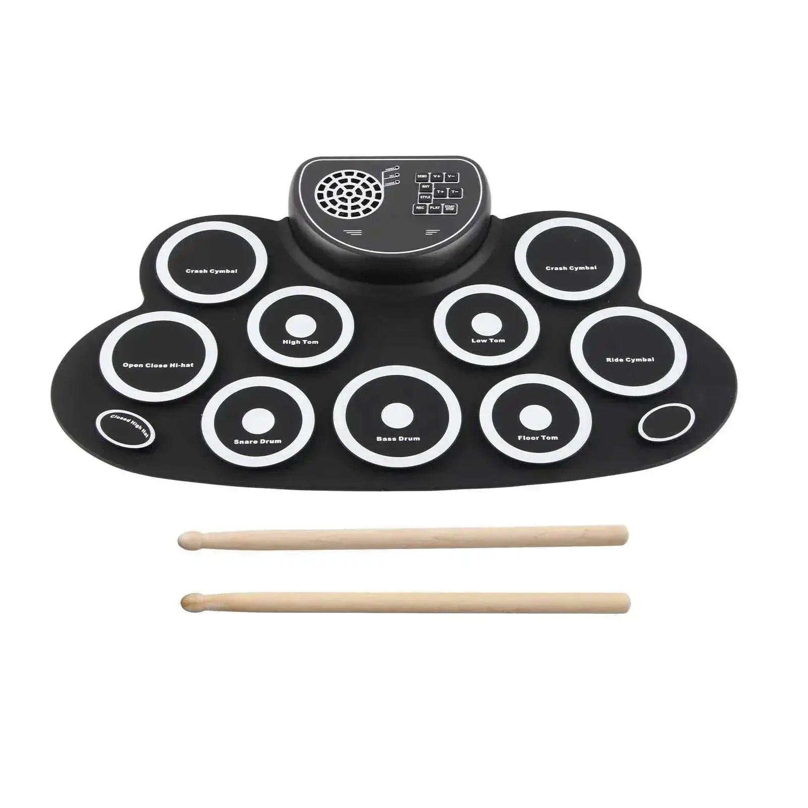  Roll Up Drum Set USB Speakers Rechargeable Kids -  ToylandEU™