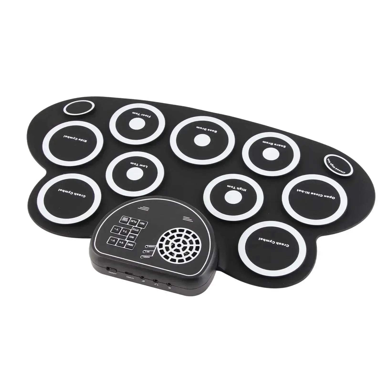 Roll Up Drum Set With Dual USB Speakers Rechargeable - ToylandEU