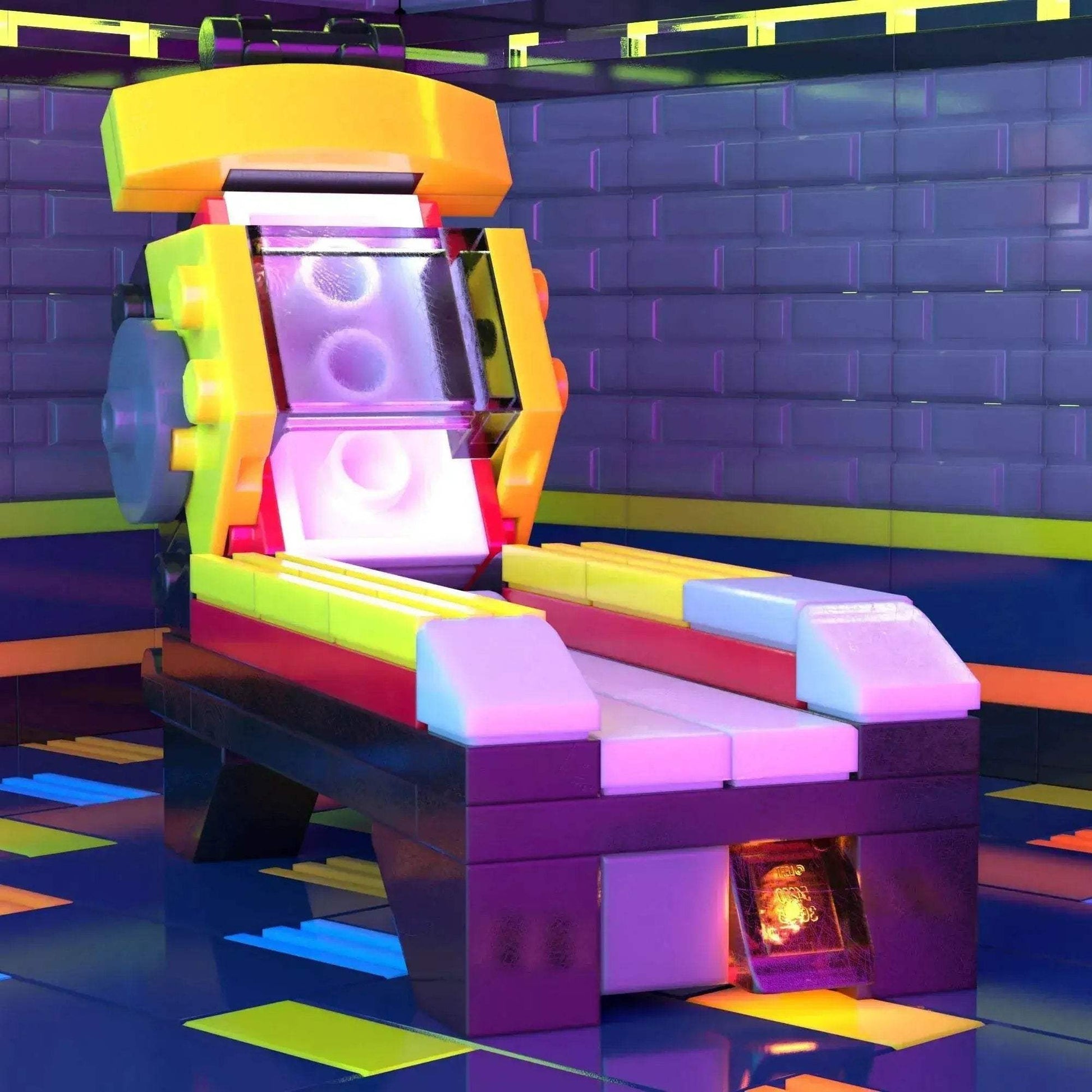 Roller Ball Arcade Machine made from LEGO parts - ToylandEU
