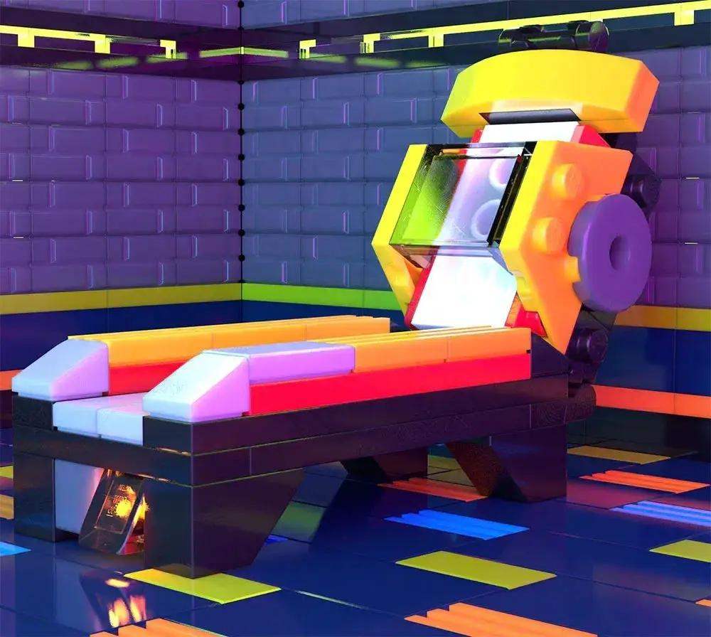 Roller Ball Arcade Machine made from LEGO parts - ToylandEU