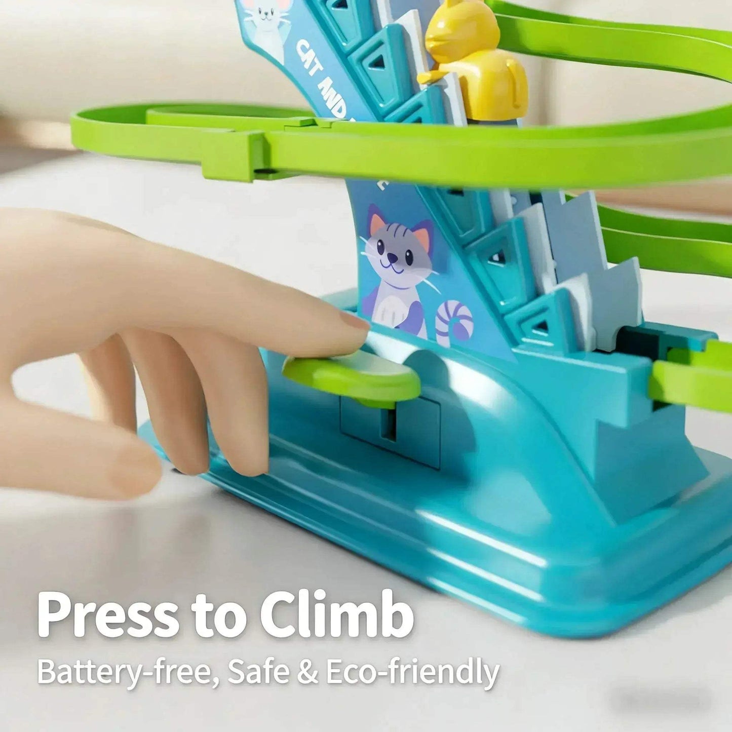 Roller Coaster Racing Track Toy Travel Ready Gift For Kids - ToylandEU