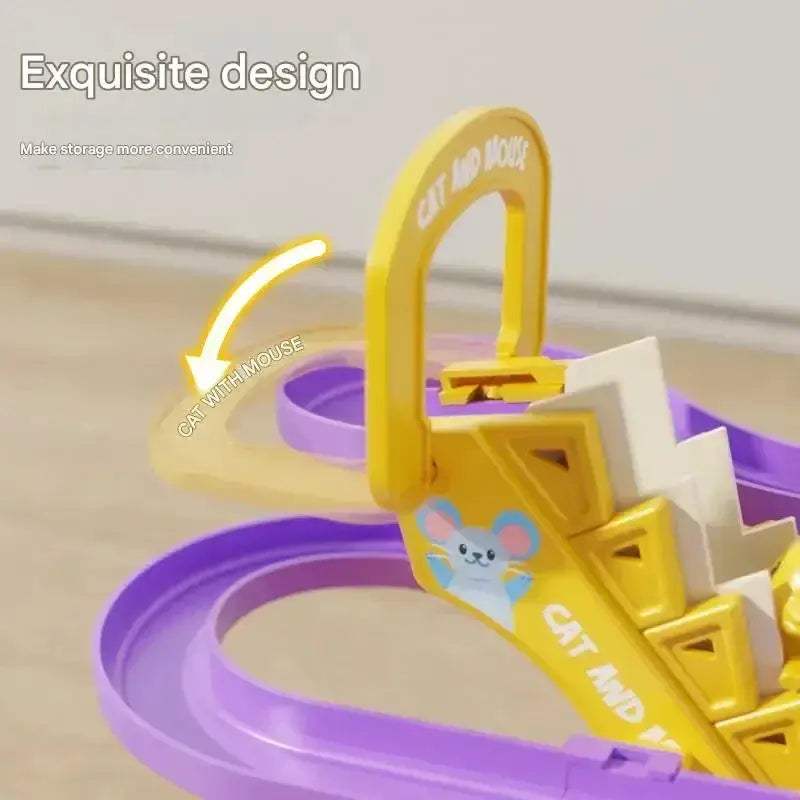 Roller Coaster Racing Track Toy Travel Ready Gift For Kids - ToylandEU