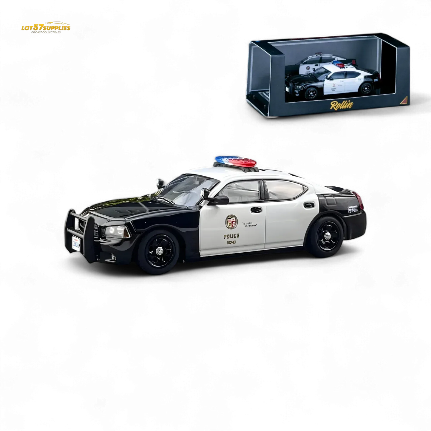 Rollin 1:64 LAPD Charger 06 Los Angeles Police - ToylandEU