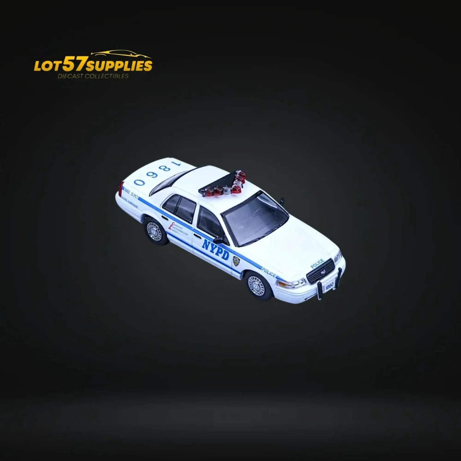 Rollin Ford Crown Victoria NYPD Patrol Supervisor 1:64 - ToylandEU