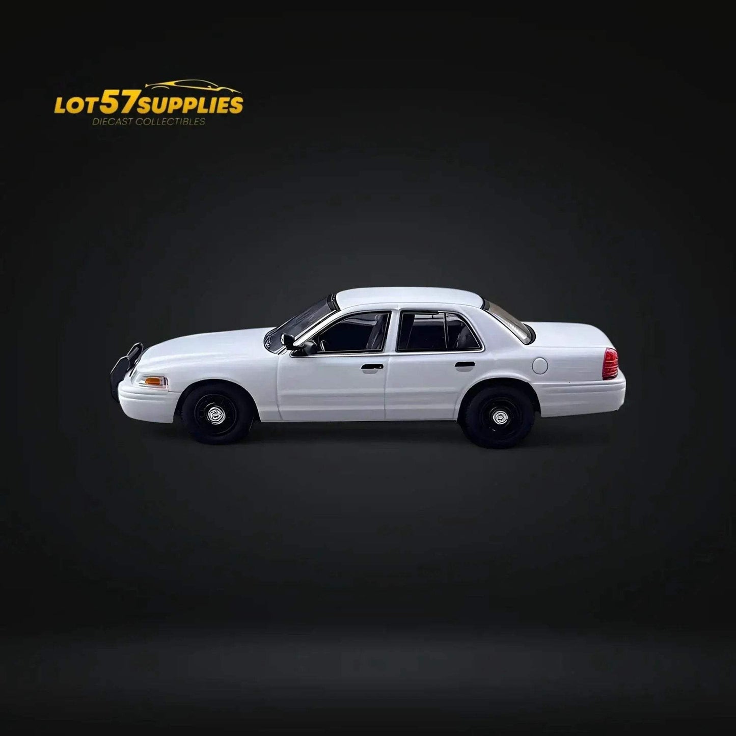 Rollin Ford Crown Victoria White Undercover Unmarked Police Car 1:64 - ToylandEU