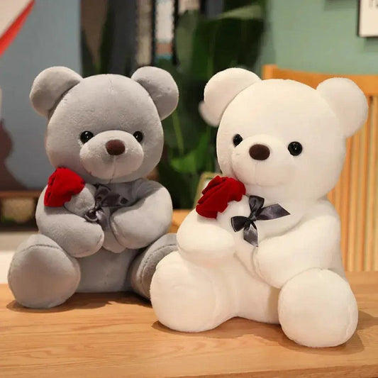  Romantic Rose Bear Plush Valentine Gift Keepsake -  ToylandEU™