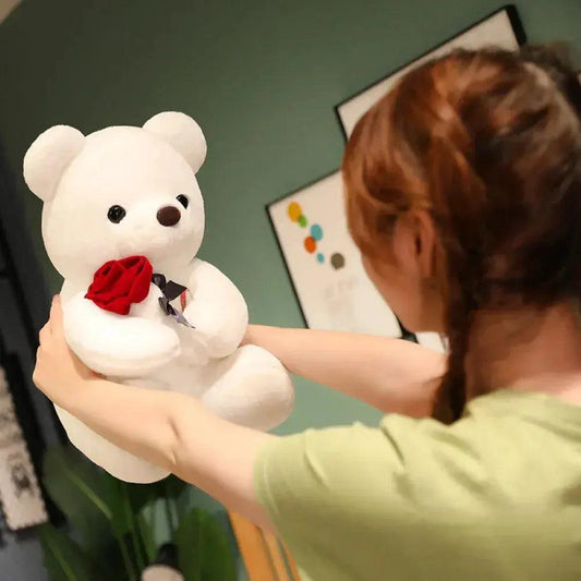  Romantic Rose Bear Plush Valentine Gift Keepsake -  ToylandEU™