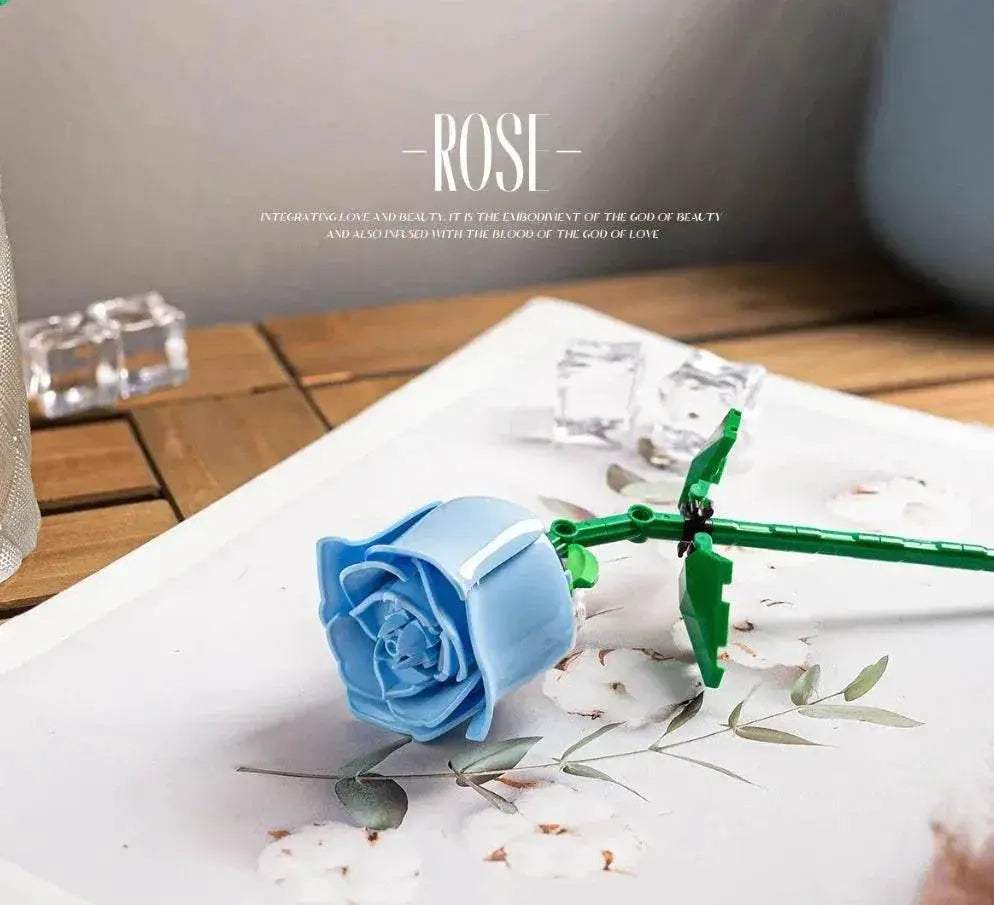Romantic Rose Flower Bouquet Building Block Eternal Model - ToylandEU