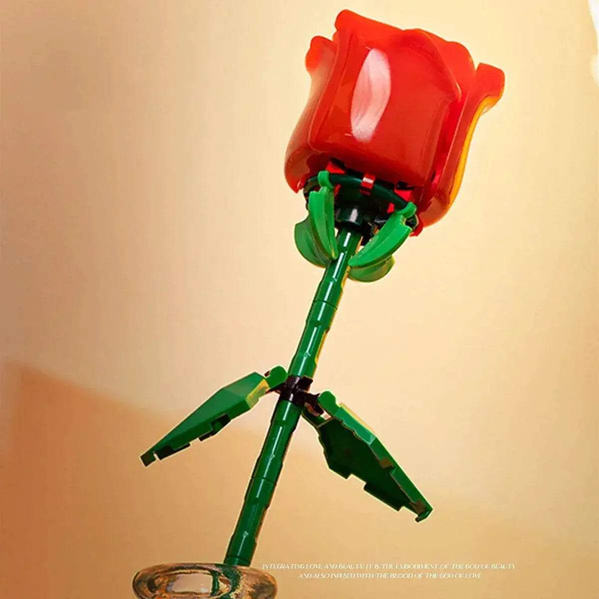 Romantic Rose Flower Bouquet Building Block Eternal Model - ToylandEU