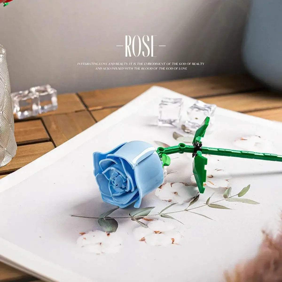 Romantic Rose Flower Bouquet Building Block Eternal Model - ToylandEU