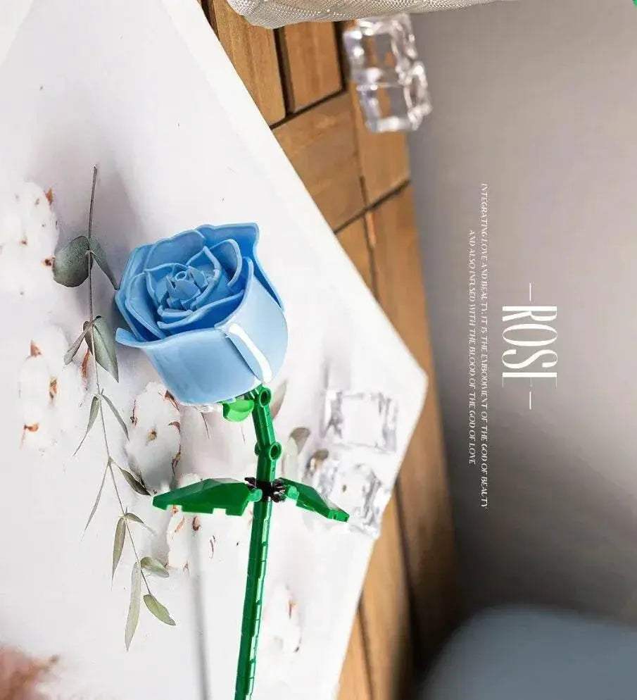 Romantic Rose Flower Bouquet Building Block Eternal Model - ToylandEU