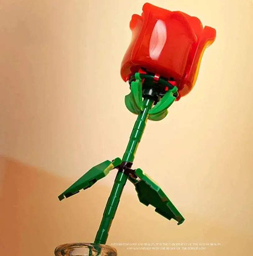 Romantic Rose Flower Bouquet Building Block Eternal Model - ToylandEU