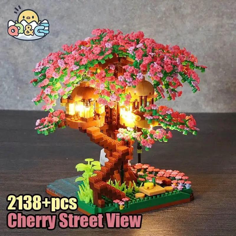  Romantic Sakura Tree Blocks 2in Block Set Toyland EU -  ToylandEU™