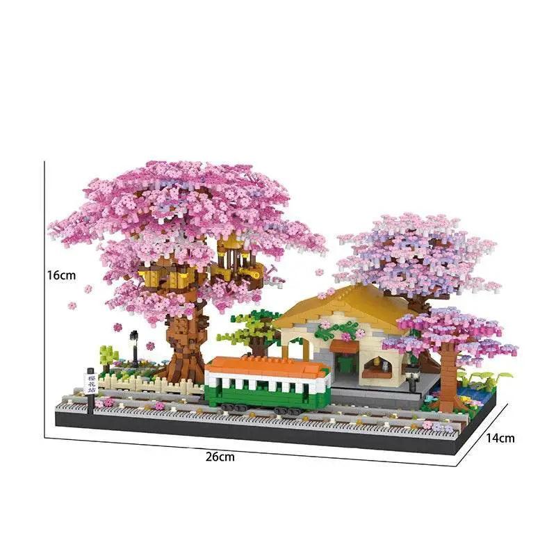  Romantic Sakura Tree Blocks 2in Block Set Toyland EU -  ToylandEU™