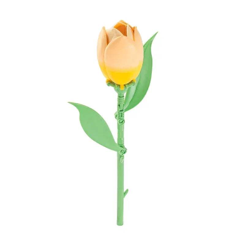 Building Blocks Ideas MOC Romantic Bouquet Tulips Rose Flower Bricks Home House Decoration Toys DIY Creative Gift for Friend - ToylandEU