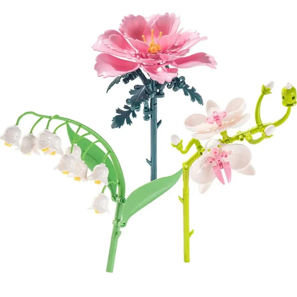  Romantic Tulip Bouquet Building Blocks Set Gifting Idea -  ToylandEU™