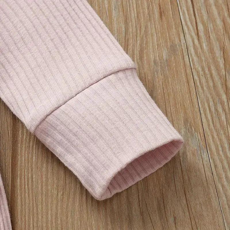  Spring Autumn Newborn Infant Baby Boys Girls Full Sleeve Rib Cotton Romper Playsuit Jumpsuit -  ToylandEU™