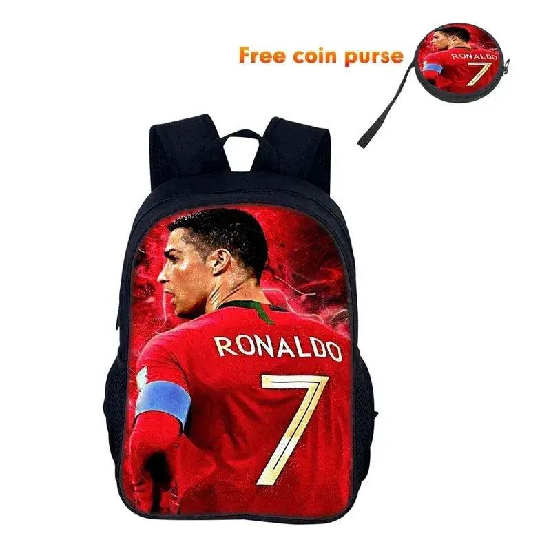  Ronaldo School Backpack Football Star Nylon - Fujian -  ToylandEU™