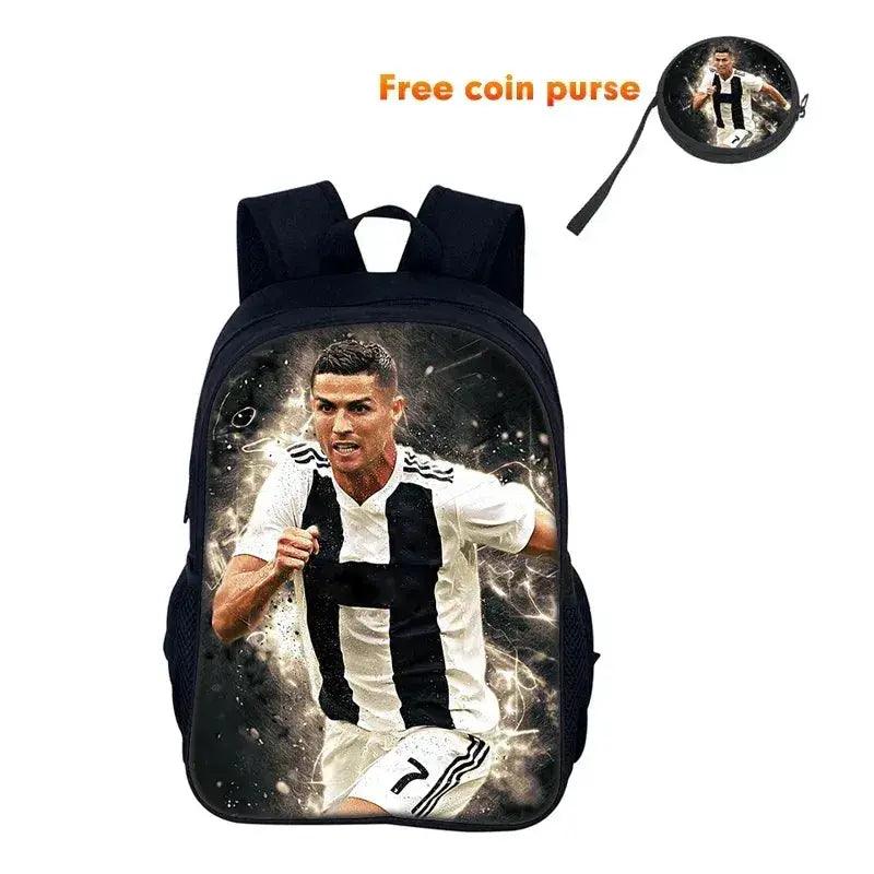  Ronaldo School Backpack Football Star Nylon - Fujian -  ToylandEU™