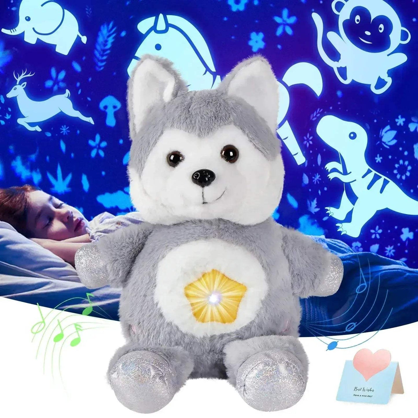 Room Projector Plush Toy With Glowing Atmosphere Light - ToylandEU