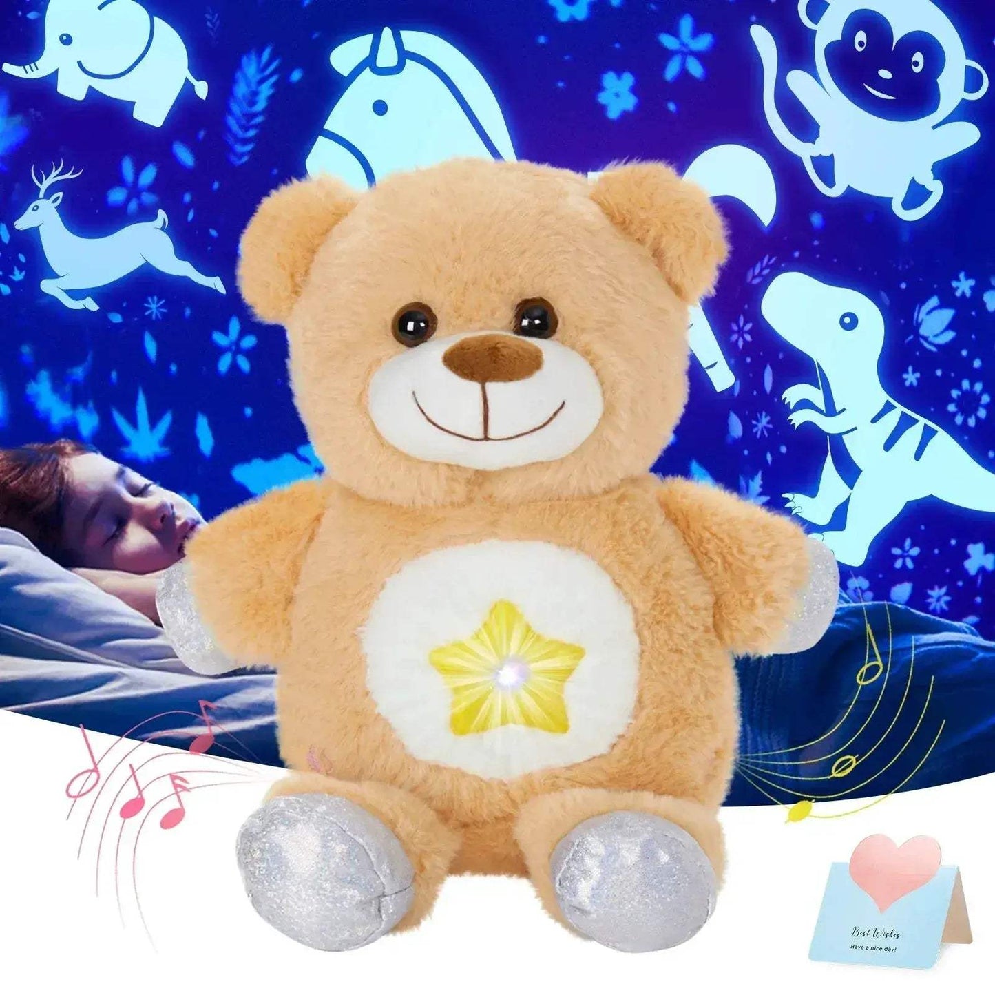 Room Projector Plush Toy With Glowing Atmosphere Light - ToylandEU