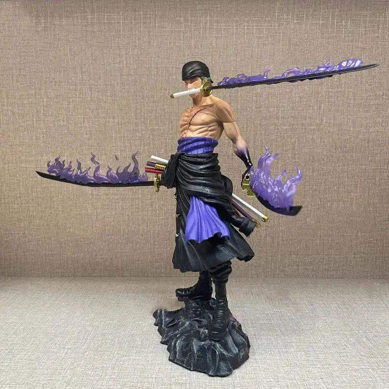 Roronoa Zoro One Piece Action Figure Santoryu 28cm Dynamic Pose - ToylandEU