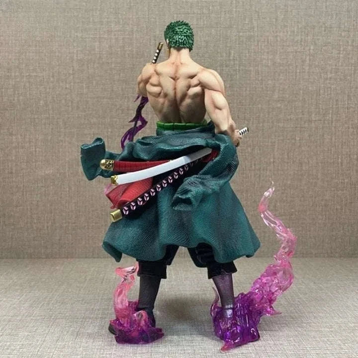  Roronoa Zoro One Piece Action Figure Interchangeable Heads 
