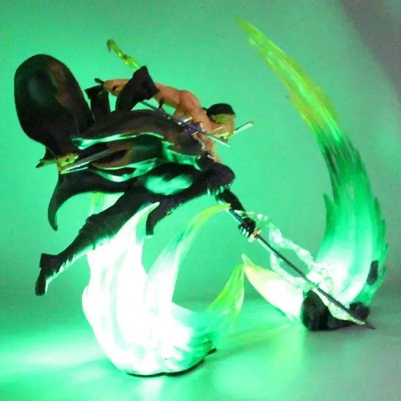 Roronoa Zoro One Piece LED Figure With Slashing Pose - ToylandEU